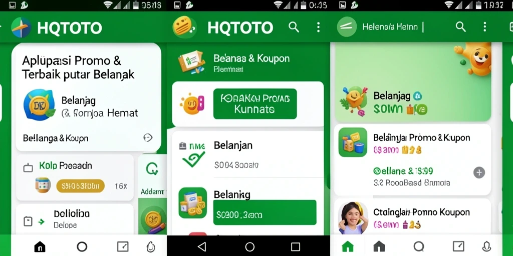 Tampilan antarmuka HQTOTO dengan promo kupon yang mudah diakses