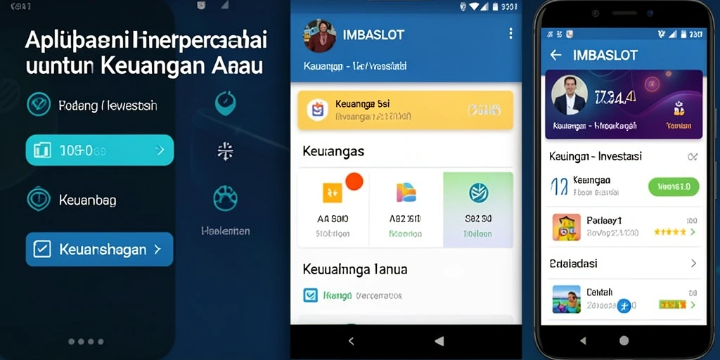 Tampilan antarmuka aplikasi IMBASLOT yang user-friendly untuk investasi.