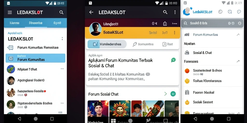 Antarmuka pengguna LEDAKSLOT yang modern dan interaktif.