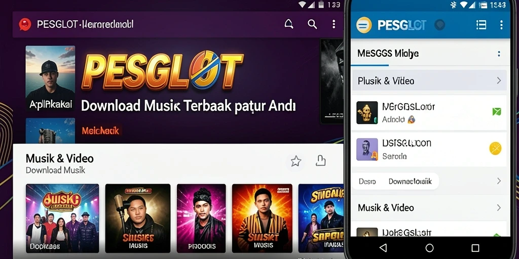 Tampilan antarmuka PESGSLOT yang sederhana dan fungsional.