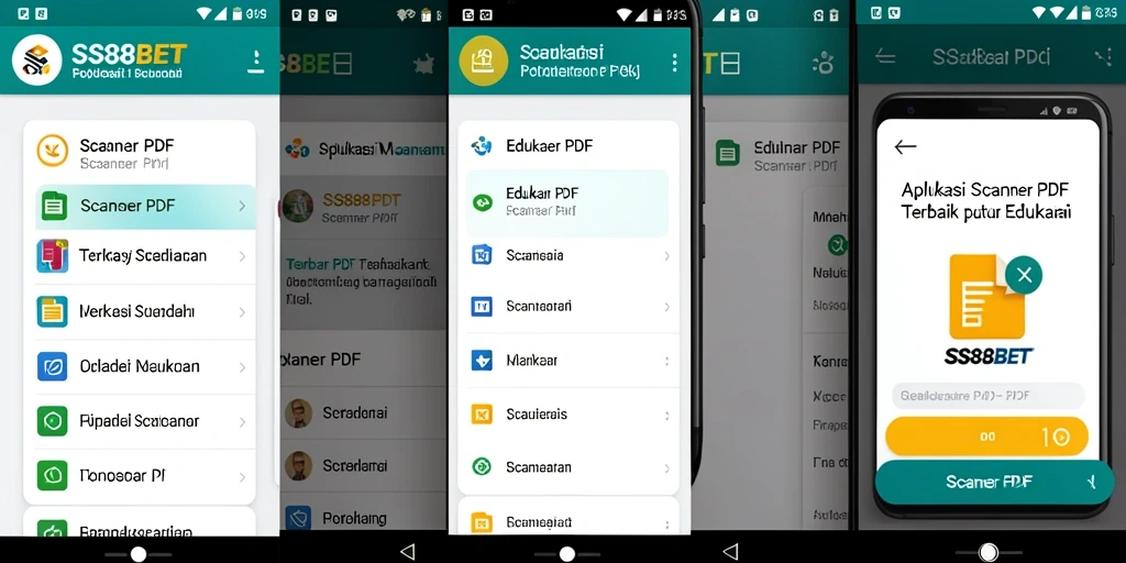 Tampilan antarmuka SS88BET untuk pemindaian dokumen yang mudah dan intuitif.