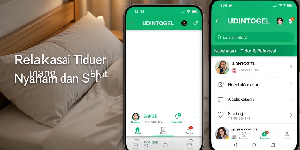 Antarmuka UDINTOGEL yang ramah pengguna dan fitur relaksasi